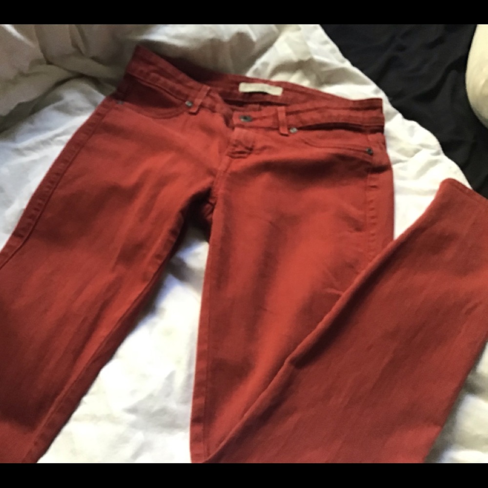 BEAUTIFUL BURNT ORANGE RICH & SkINNY JEANS